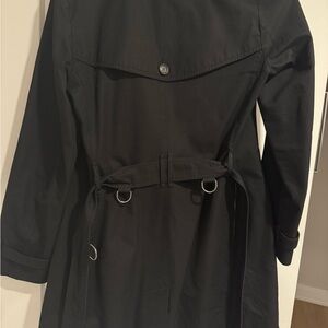 Mid length Burberry Black Women's Trench Coat